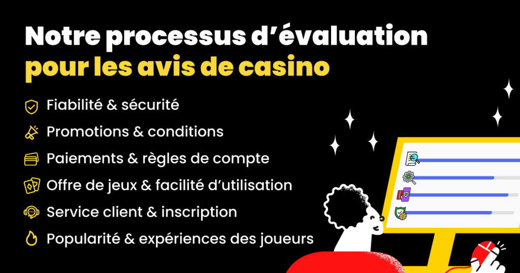Nous observons la popularité et les expériences des joueurs dans le casino