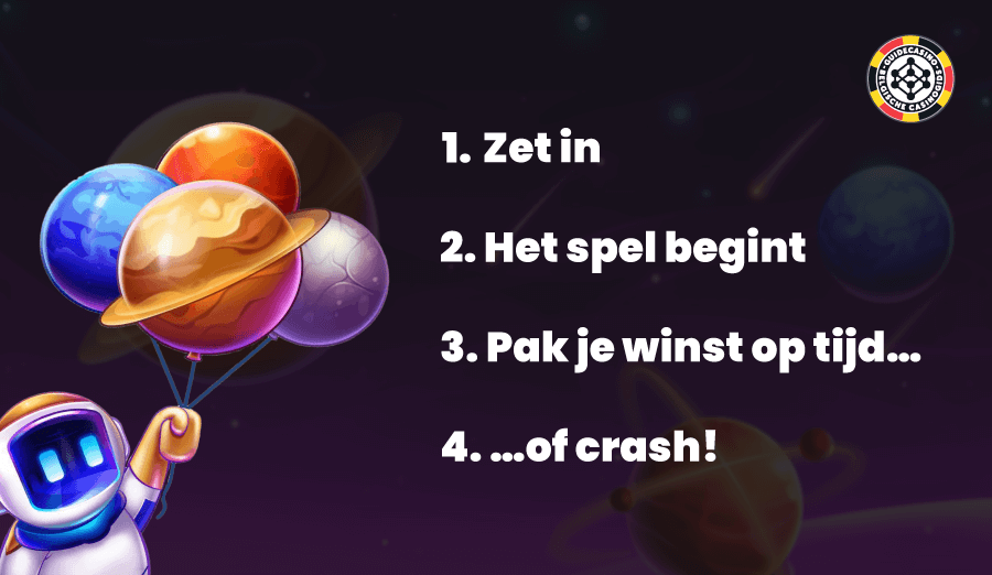 Crash games - stap voor stap
