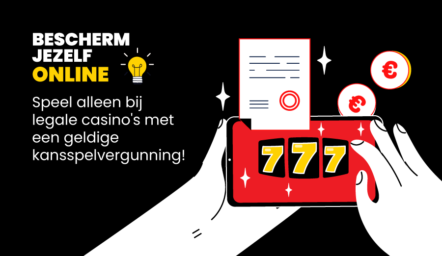 Bescherm jezelf online - Speel alleen bij legale casino's