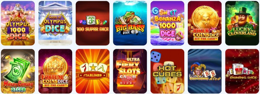 Populaire dice slots op becasino.be