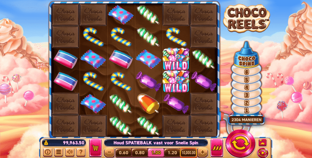 Choco Reels basisspel