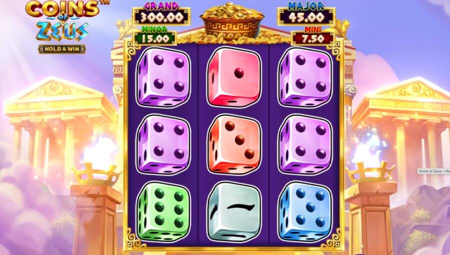 Coins of Zeus – Hold & Win speelveld