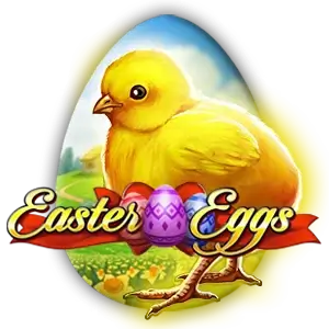 Het logo van de gokkast Easter Eggs