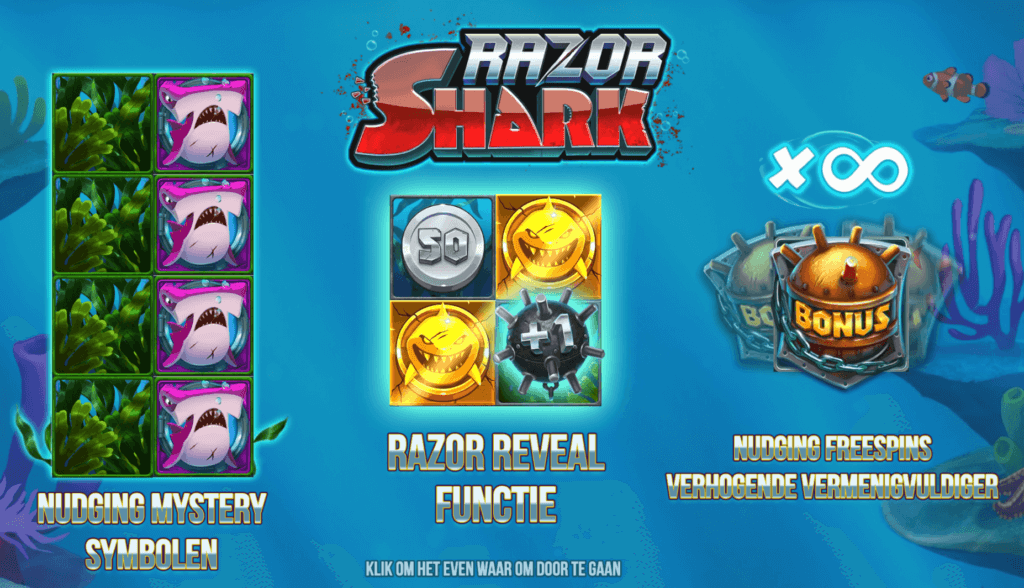 De features in Razor Shark