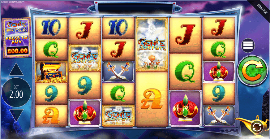 Genie Jackpots Megaways Blueprint Gaming