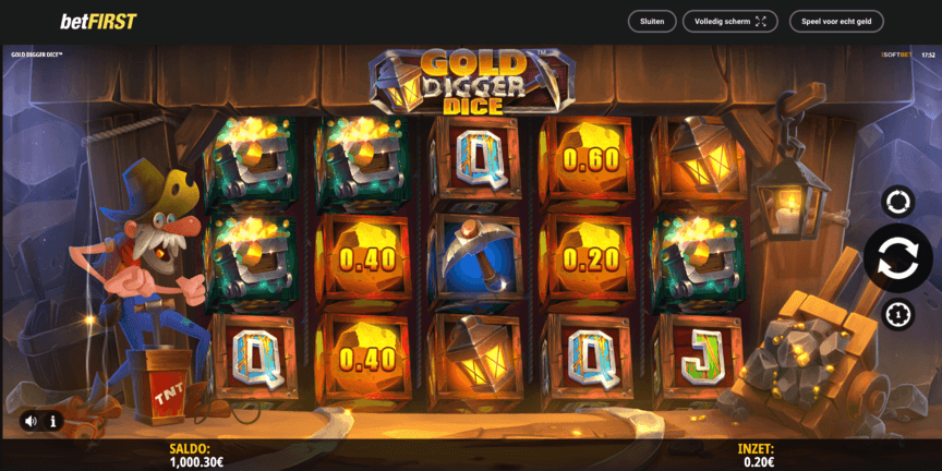 Gold Digger Dice betFIRST