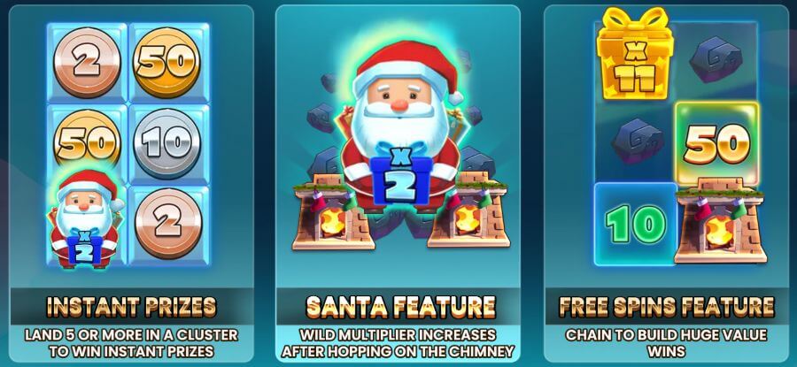 Santa Hopper features