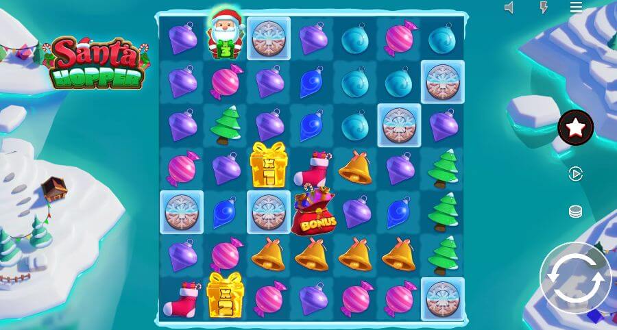 Santa Hopper speelveld