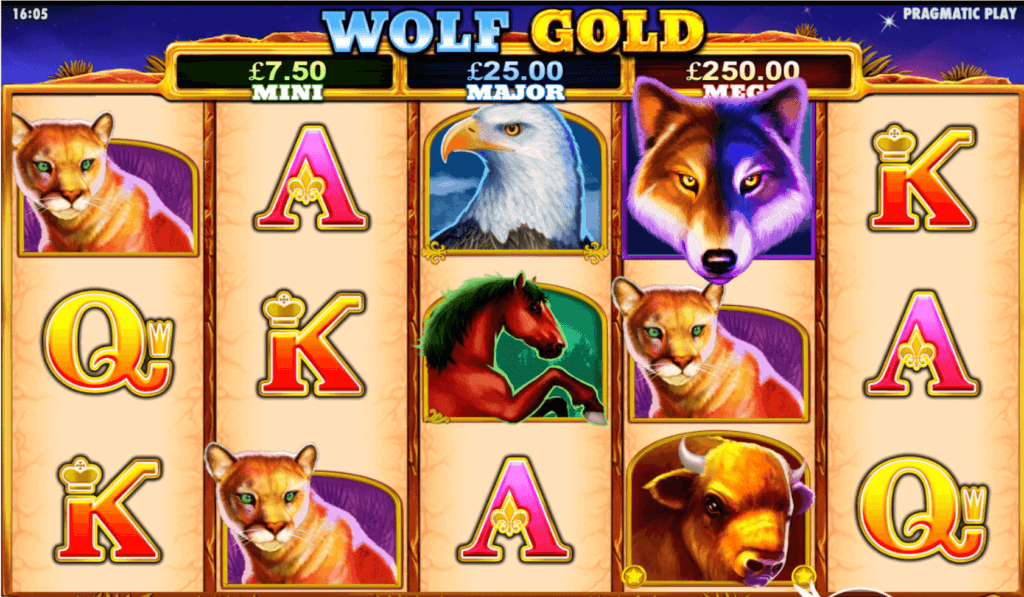 Wolf-Gold-symbolen