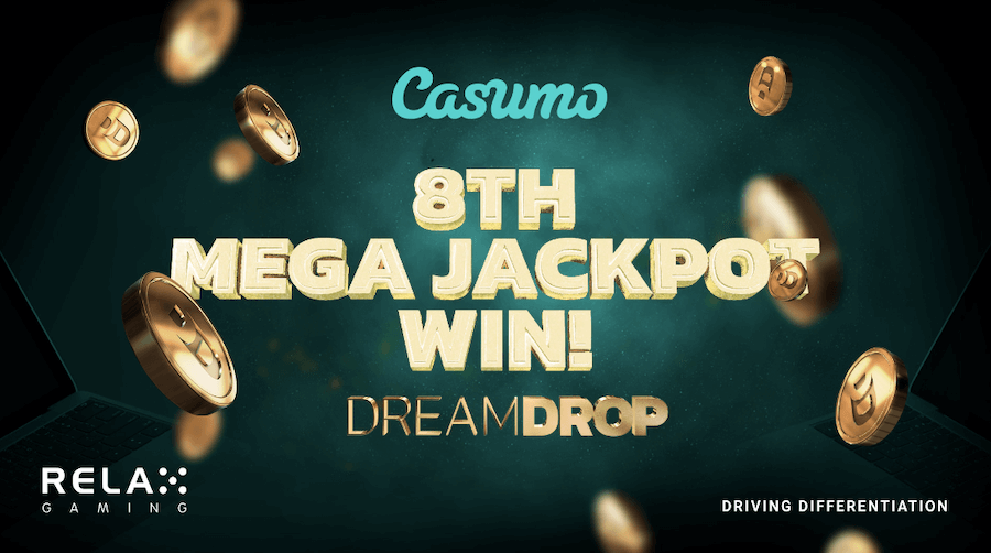 Achtste Mega Dream Drop Jackpot valt in klein jaar tijd