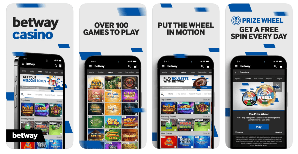 Betway Casino App in de Apple App Store (iOS)