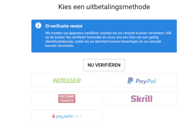 Zo neem je geld op bij Bwin Bwin opname
