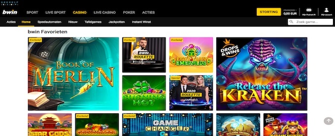 Het online casino Bwin in al zijn glorie Bwin.be