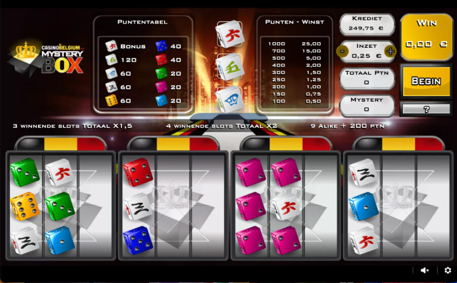Een van de handvol exclusieve spellen op CasinoBelgium.be