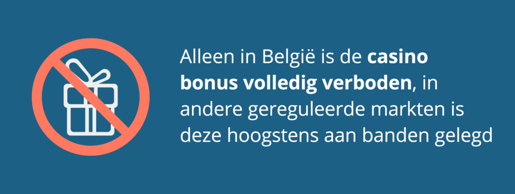 De casino bonus: alleen in België volledig in de ban!