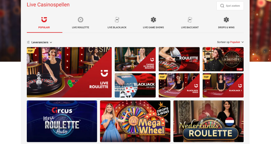 Haal de real deal in huis met Circus Live Casino!