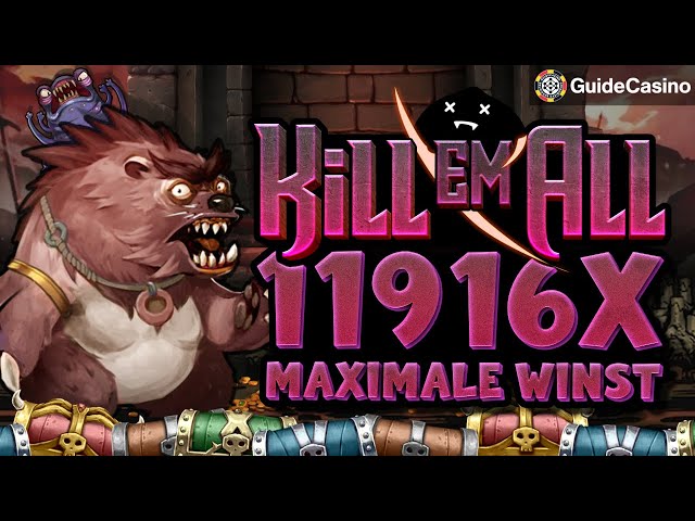 🔥 Kill ’Em All levert brute winst – 11.916x payout!