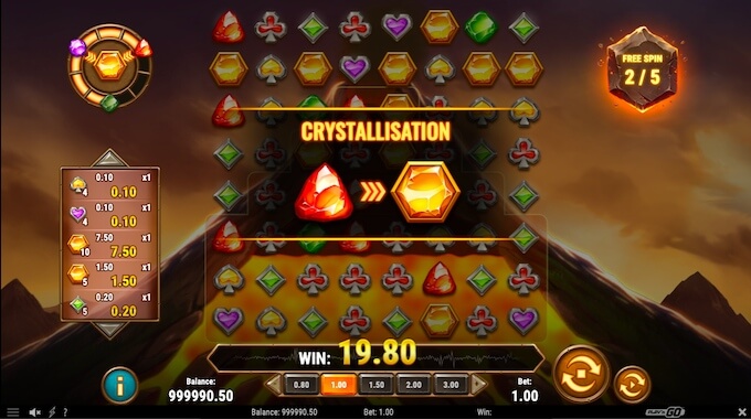 Gold Volcano free spins