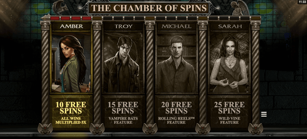 Chambers of Spins bonus: activeer de free spins keer op keer opnieuw voor betere features