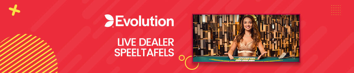 Live dealer speeltafels Evolution