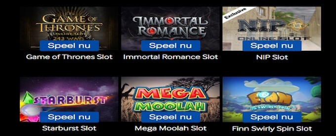 Sneak preview van de online slots op Betway.be! Betway online slots