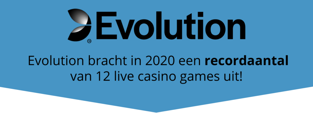 Recordaantal live casino games voor Evolution in 2020