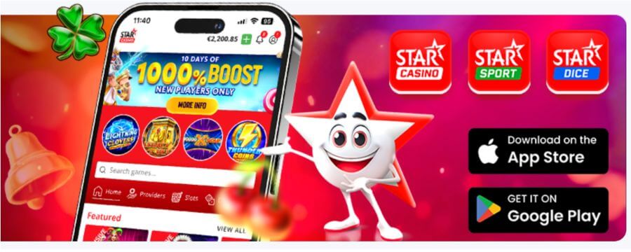 Mobiele apps van StarCasino