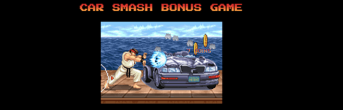 Car Smash Bonus Game