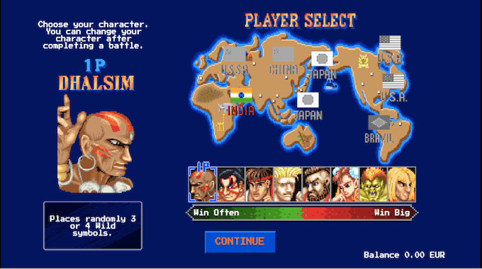 Intro Street Fighter 2 The World Warrior Slot