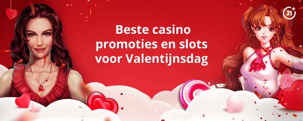 Beste casino promoties en slots voor Valentijnsdag