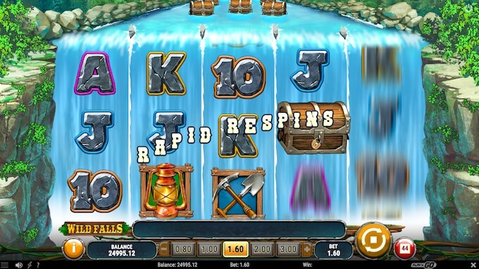 Wild Falls slot rapid respins